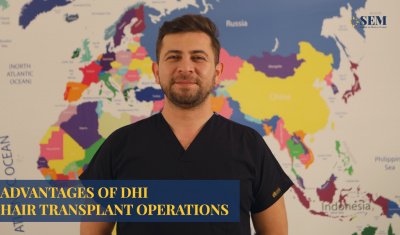 DHI أستمعوا الى طبيبنا وهوة يتكلم عن زراعة الشعر بتقنية